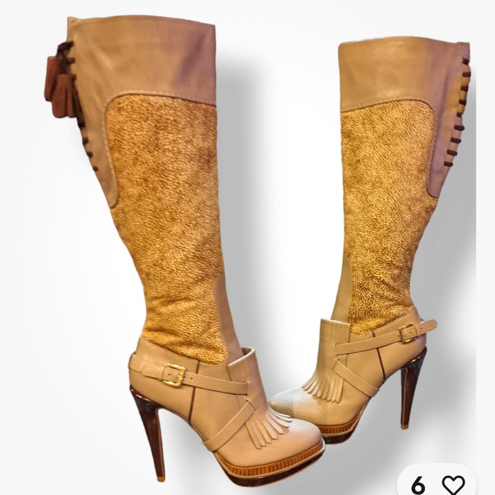 Elegant Tan Knee-High Women's Boots